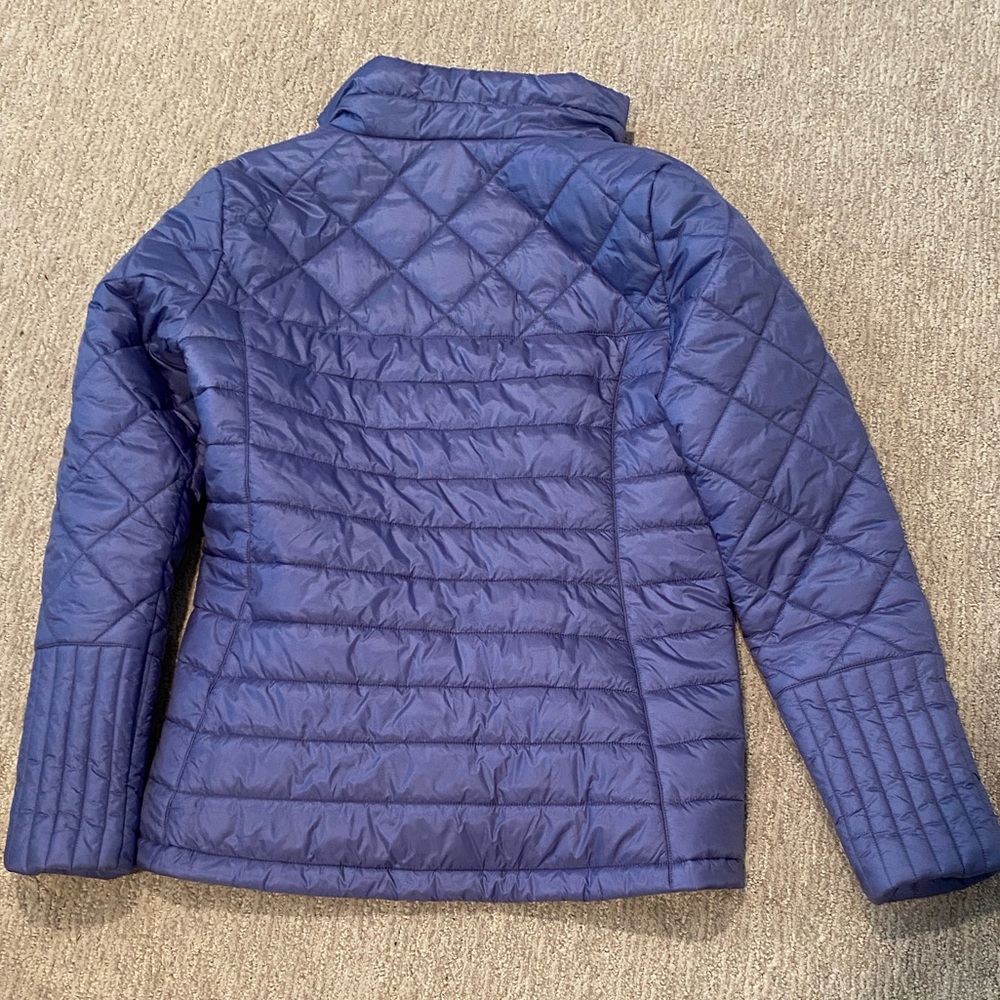 Patagonia Women’s Light Blue Quilted Puffer Jacket - XL